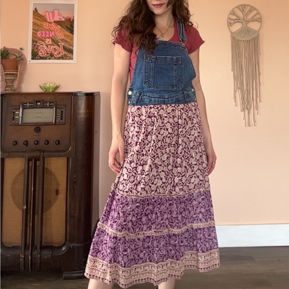 Upcycled Overall Dress